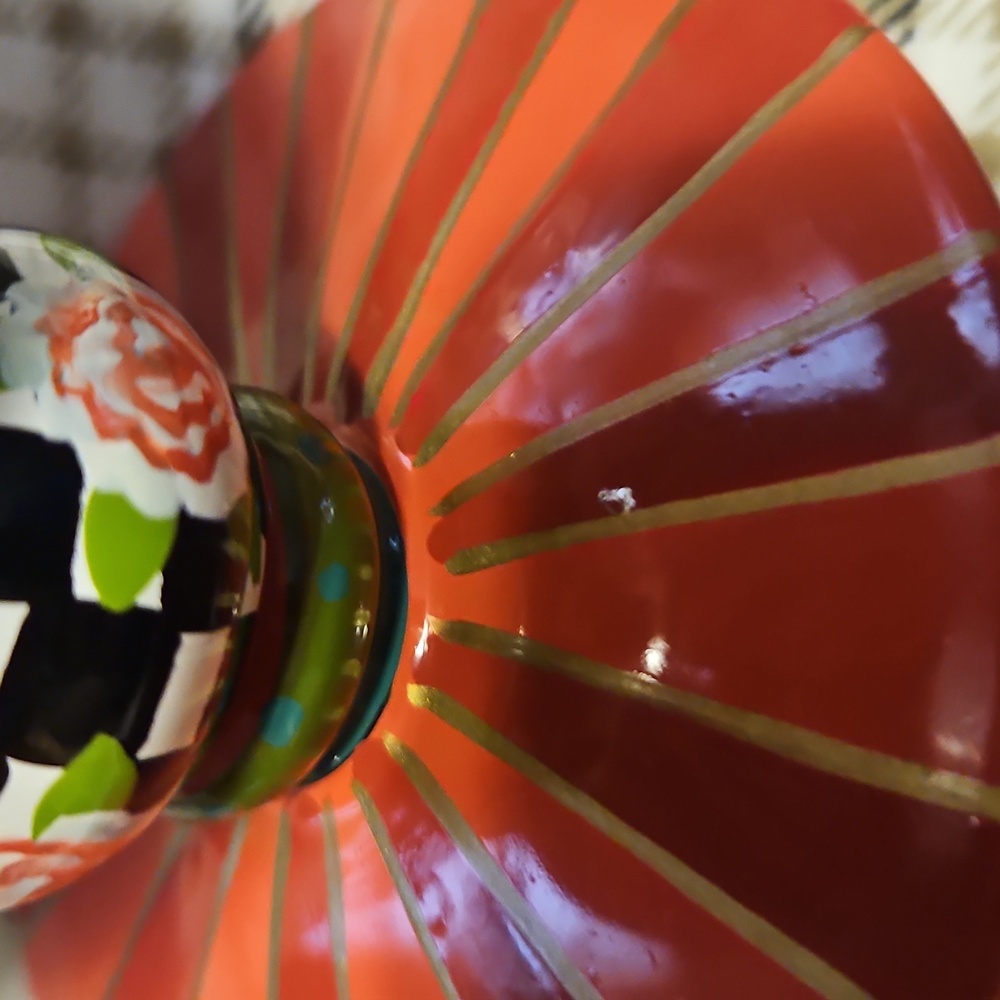 AMBER ROSE by NANETTE VACHER for AMBIANCE COLLECTION RARE GLASSWARE ICED TEA - Picture 9 of 9